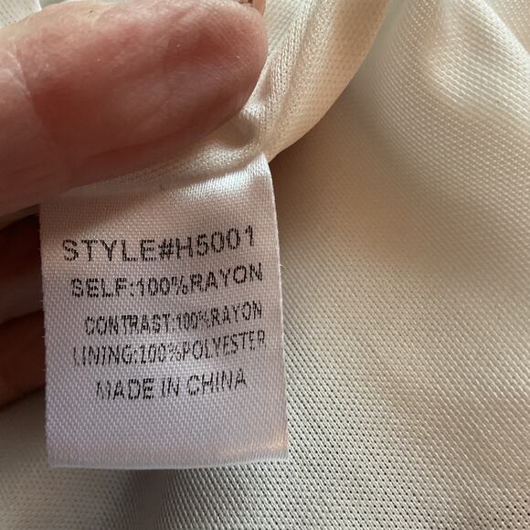 Jodufl Patchwork Floral Print Babydoll Boho Tie Closure Lined Flowy Dress S - Picture 5 of 7